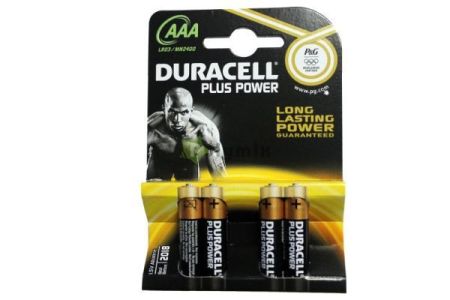 Duracell PLUS POWER alkli mikroceruzaelem C/4
