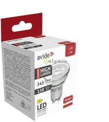  Avide LED Spot Alu+plastic 2.5W GU10 WW 3000K Super High Lumen