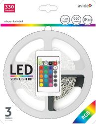 LED Szalag Bliszter 12V 7.2W SMD5050 30LED RGB IP20 3m