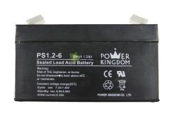 Power Kingdom 6V - 1,2 Ah zselés akkumulátor