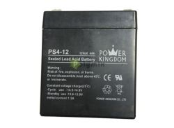 Power Kingdom 12V - 4 Ah zselés akkumulátor