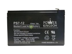 Power Kingdom 12V - 7 Ah zselés akkumulátor