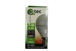 Q-TEC 5W-E14 P45 LED kisgömb izzó 4200K